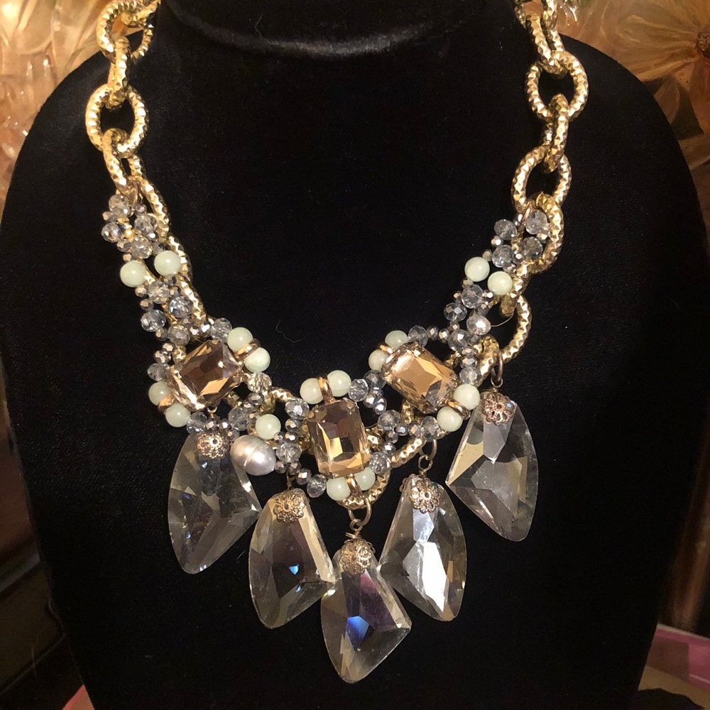 Chunky ‘crystal’ statement piece.